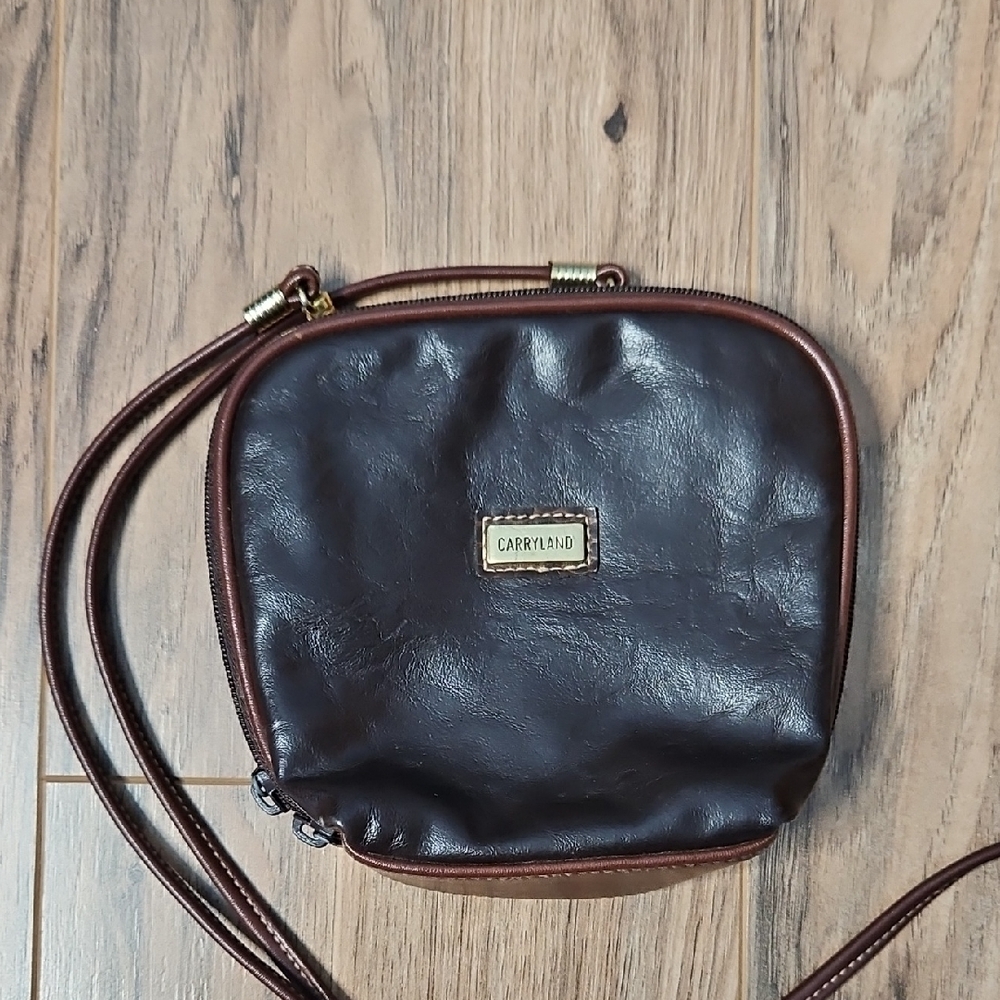 Carryland Women’s Mini Brown Black Crossbody Bag